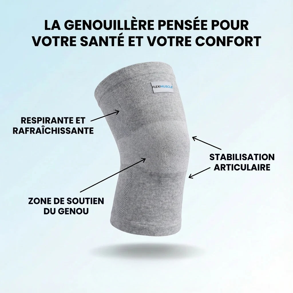 Genouillère en Bamboo - FlexiMuscle™