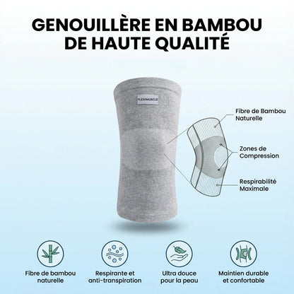 Genouillère en Bambou - FlexiMuscle™