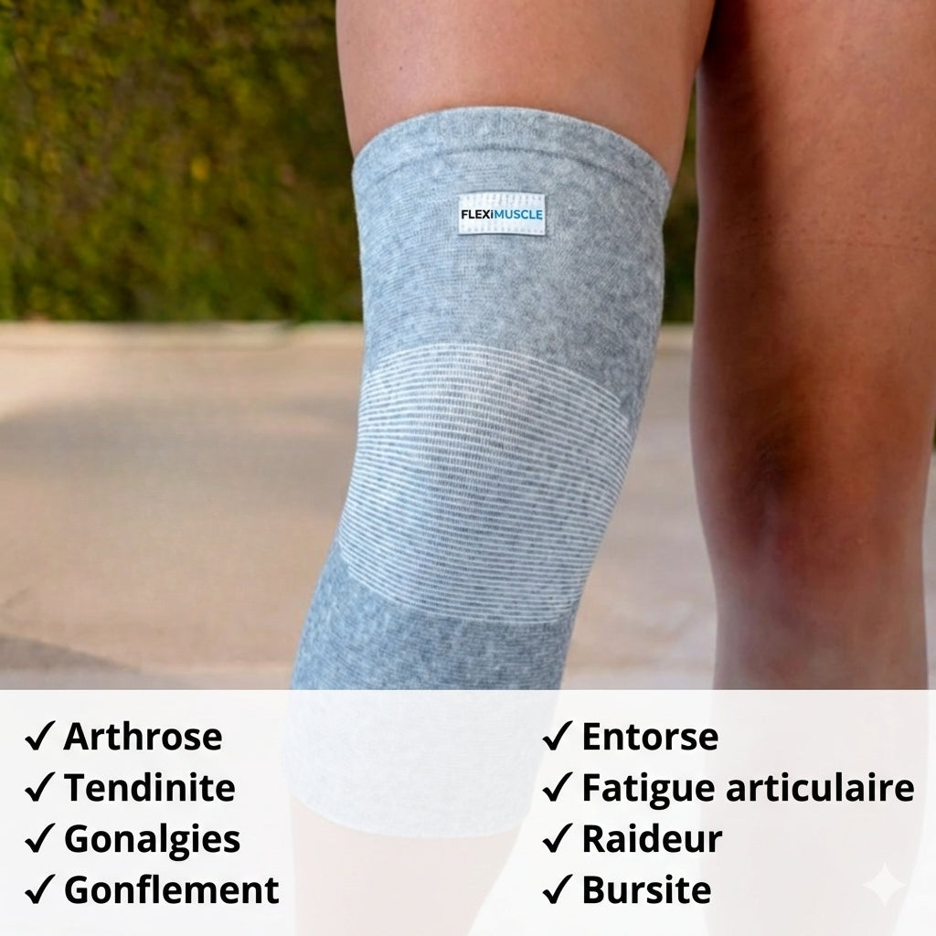 Genouillère en Bamboo - FlexiMuscle™